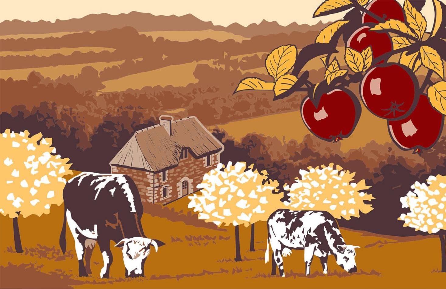 Photo du panneau : le bocage Normand